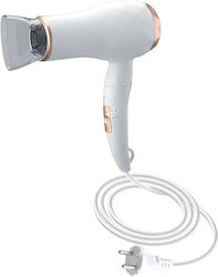 Avizar Wired Hair Dryer 850w Lightweight Hot Air Cold Air White