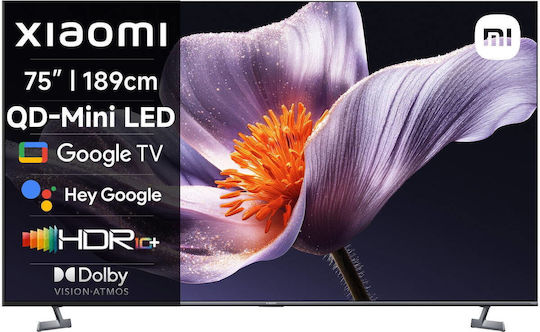 Xiaomi Smart Τηλεόραση 75" 4K UHD Mini LED S PRO HDR (2026) ELA6336EU