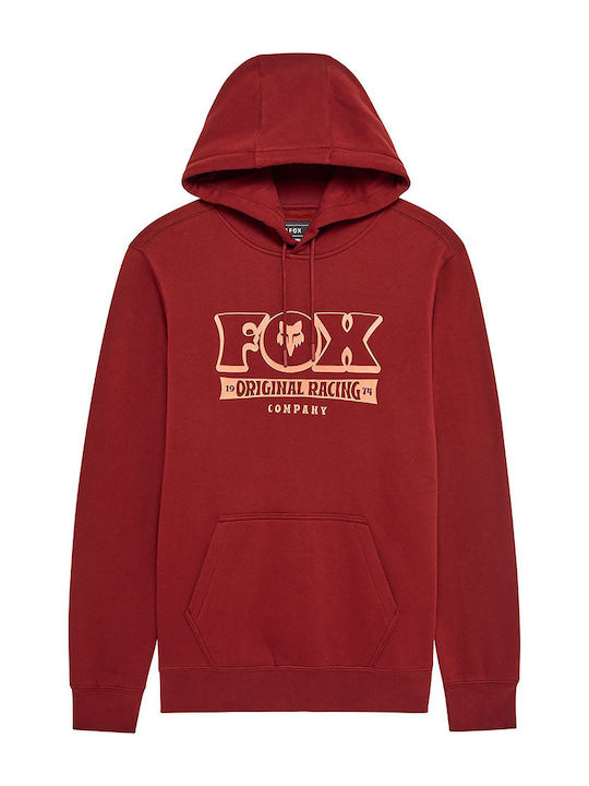 Men's Burgundy Hoodie Sweatshirt