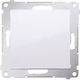 Kontakt-Simon Wall Switch Command Single Without Frame White