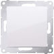 Kontakt-Simon Wall Switch Command Single Without Frame White
