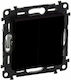 Legrand Valena Life Electrical Wall Switch Double Without Frame Black