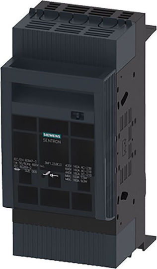 Siemens Fuse Disconnector 3p 160a Nh000 Mounting On 60mm Rails 3np1123-1bc20