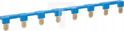 Relpol 8-pole Blue Comb Terminal Block Gzp80 Push-in
