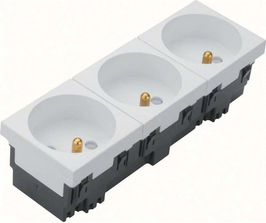 Hager Socket Power Socket White 1pcs