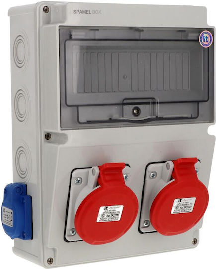 Spamel Πρίζα Βιομηχανικού Τύπου SB-103505-S0040-54