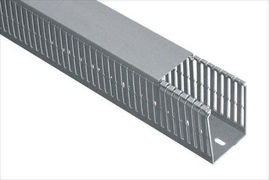 Elettrocanali Comb Kabelkanal 25 X 60mm Grau 2m Ecs2560