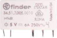 Finder Industrielles Relais Relais 5V 34.51.7.005.0010