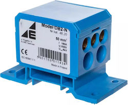 Elektro-plast Distribution Block 2x4-50mm2 + 3x4-35mm2 + 4x2.5-25mm2 Blue Db2-n