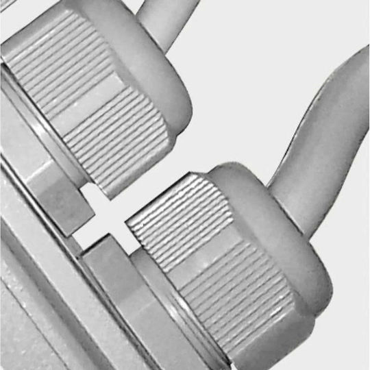 Erko Polyamide Cable Gland Pg16 Ip68 Grey Dk Pg-16-s