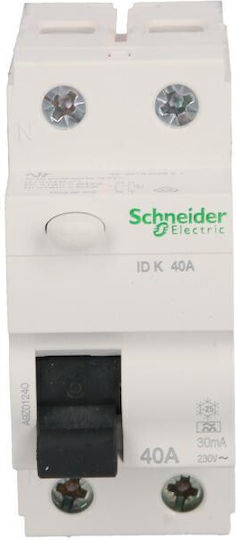 Schneider Electric 2-Poles Panel Push Switch 40A