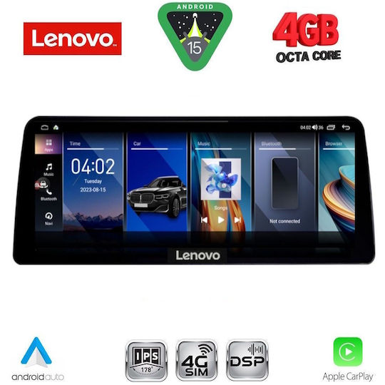 Lenovo Car Audio System for BMW G30 2018-2024 Bluetooth USB Wi-Fi GPS Apple CarPlay Android Auto with 12.3 Inch Touch Screen LENOVO LVG 14969 CPA