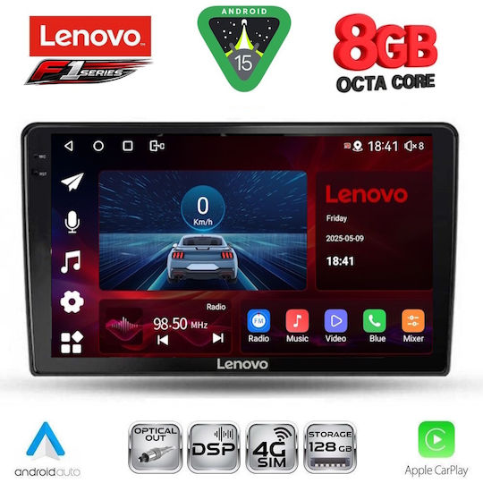 Lenovo Car Audio System for Alfa Romeo Giulietta 2014-2020 (Bluetooth/USB/WiFi/GPS/Apple-Carplay/Android-Auto) with Touch Screen 10"