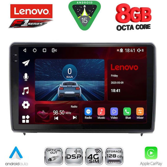 Lenovo Ηχοσύστημα Αυτοκινήτου για Ford EcoSport 2018-2023 (Bluetooth/USB/WiFi/GPS/Apple-Carplay/Android-Auto) με Οθόνη Αφής 10"