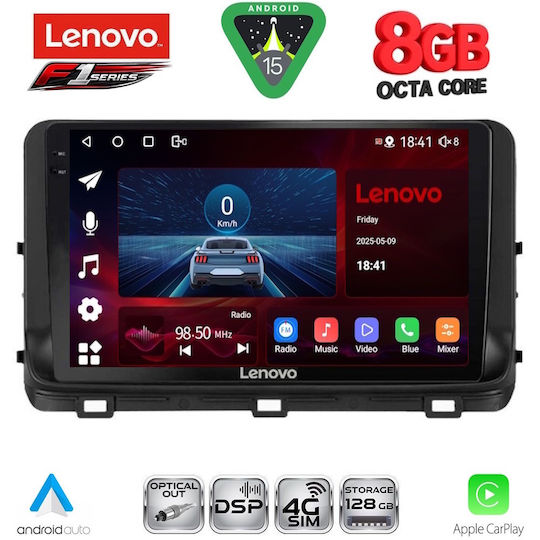 Lenovo Ηχοσύστημα Αυτοκινήτου για Kia Ceed / XCeed 2018-2022 (Bluetooth/USB/WiFi/GPS/Apple-Carplay/Android-Auto) με Οθόνη Αφής 10"