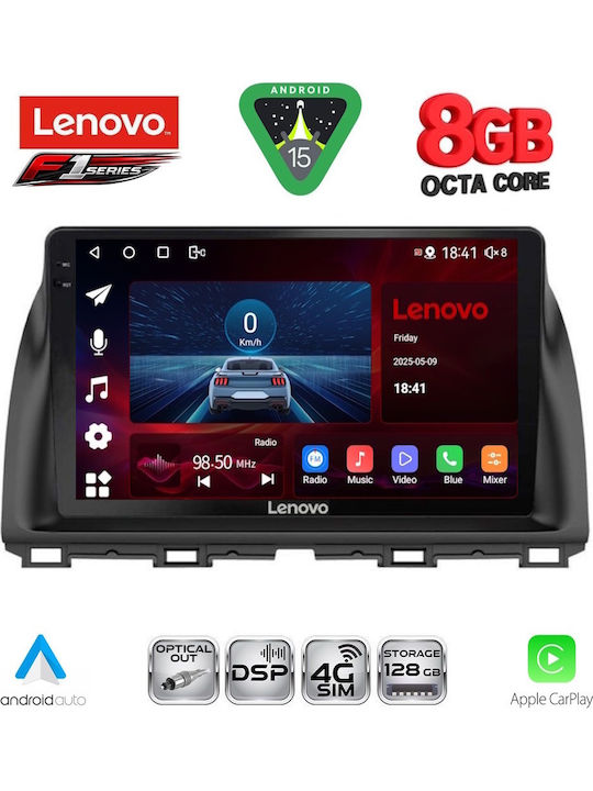 Lenovo Car Audio System for Mazda CX-5 2013-2017 (Bluetooth/USB/WiFi/GPS/Apple-Carplay/Android-Auto) with Touch Screen 10"