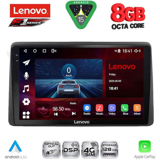 Lenovo Car Audio System for Nissan Juke 2021 (Bluetooth/USB/WiFi/GPS/Apple-Carplay/Android-Auto) with Touch Screen 10"