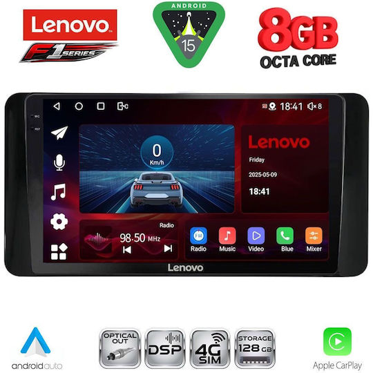 Lenovo Ηχοσύστημα Αυτοκινήτου για Skoda Kamiq 2018 (Bluetooth/USB/WiFi/GPS/Apple-Carplay/Android-Auto) με Οθόνη Αφής 10"