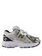 Kids Sneakers with Hoop & Loop Closure Silver