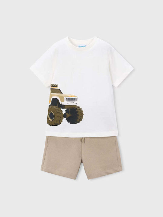 Mayoral Kinder-Set mit Shorts Sommer 2Stück Cigar