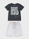 Kinder-Set mit Shorts Sommer 2Stück Black