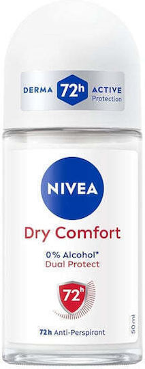 Nivea Dry Comfort 0% Αποσμητικό σε Roll-On 50ml