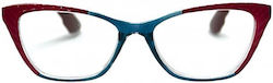 Frog Optical Lesebrille +2.25 in Blau Farbe