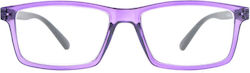 Frog Optical Lesebrille +3.00 in Lila Farbe
