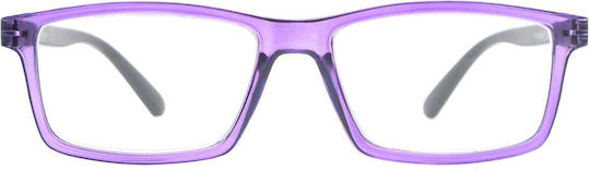 Frog Optical Reading Glasses +2.50 in Purple color