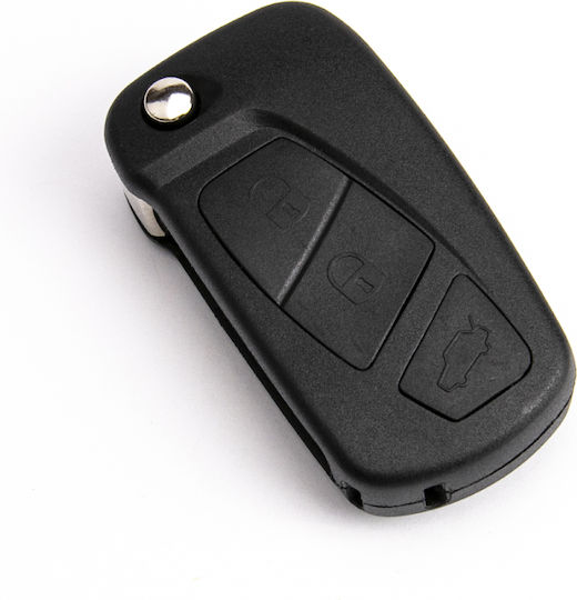 Schlichte Schlüsselhülle für Ford Ka 3 Tasten