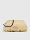 Leather Women's Pouch Shoulder Beige