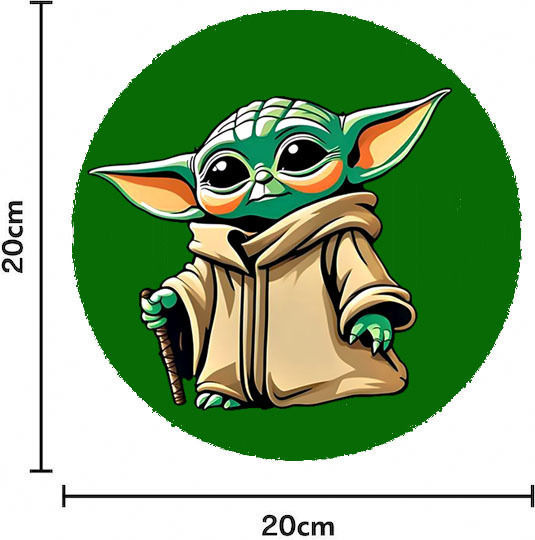 Mouse Pad Rubber Diameter 20cm Baby Yoda