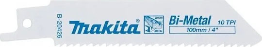 Makita Makita Reciprocating Saw Blade Bim 100x0.9mm 5 Pieces Wood Nails Metal