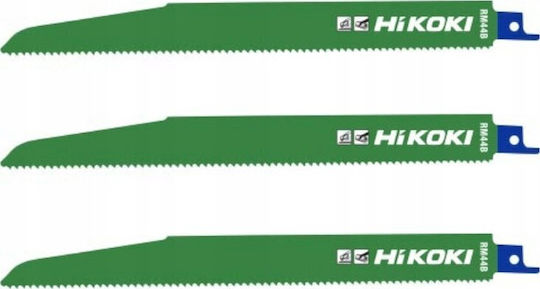 Hitachi Reciprocating Saw Blades Rm44b 3 Pcs