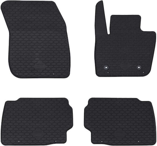 vidaXL Set of Front and Rear Mats 4pcs for Ford Mondeo 2014 Black