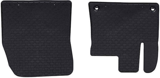 vidaXL Bed Mats 2pcs for Peugeot Rifter Opel Combo Fiat Doblo Toyota Proace Citroen Berlingo Honda City Black