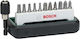 Bosch Σετ 12 Μύτες Κατσαβιδιού Σταυρός / Αστέρι / Torx