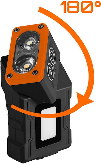 Neo Tools Επαναφορτιζόμενος Φακός Κεφαλής LED με Μέγιστη Φωτεινότητα 500lm
