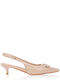Pumps mit Riemchen & flacher Absatz Rosa