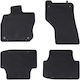 vidaXL Set of Front and Rear Mats 4pcs for Volkswagen Golf 2020 Black