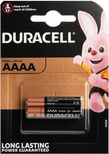 Duracell Long Lasting Αλκαλική Μπαταρία AAAA 1.5V