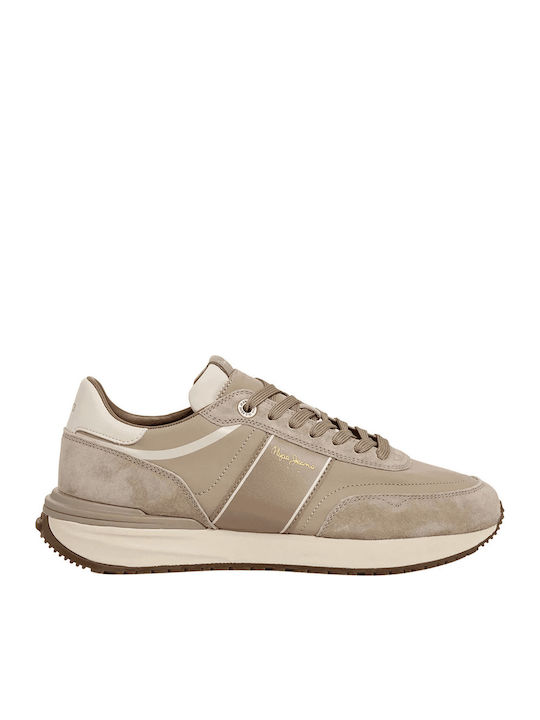 Pepe Jeans Buster Serie Ανδρικά Sneakers Μπεζ