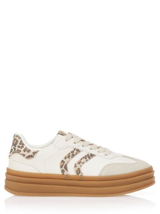 Tsoukalas Γυναικεία Sneakers Μπεζ
