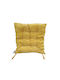 Μαξιλάρι Καρέκλας Κήπου Yellow 40x40εκ.