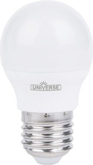 Universe LED Bulb 5W for Socket E27 and Shape G45 Warm White 450lm