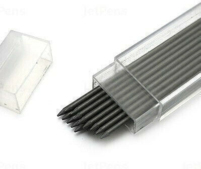 Ati Mechanical Pencil Lead Refills 2mm No 127-η Package 6 Leads