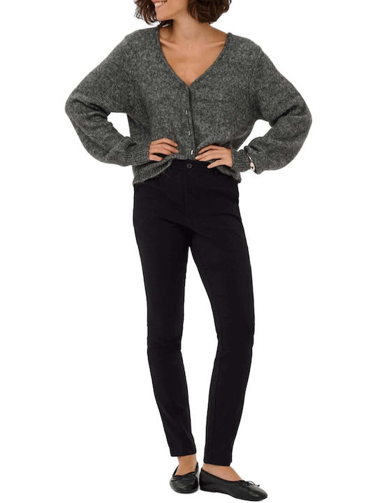 Kaffe Damen Hoch tailliert Stoff Hose Black Kaffe Damen Hoch tailliert Stoff Hose Black