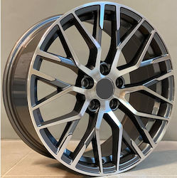 Audi Style 1349 9x20 5x112 Et35 Gun Metal Face Machined