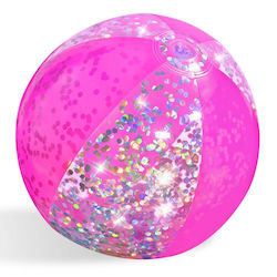 Bestway Inflatable Beach Ball 41 Cm Pink Glitter