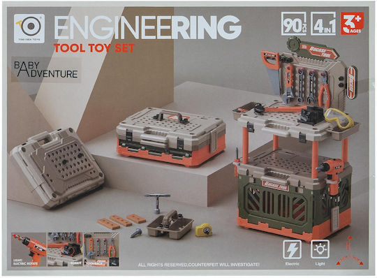 Baby Adventure Kids Tool for 3+ Years 90 pcs
